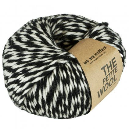 Příze z vlny The Petite Wool černá Spotted Black 2
