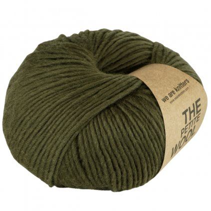 Příze z vlny The Petite Wool olivová Olive 2