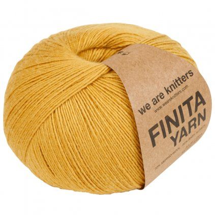 Příze Finita Yarn z merino vlny a baby alpaky žlutá Mustard 2