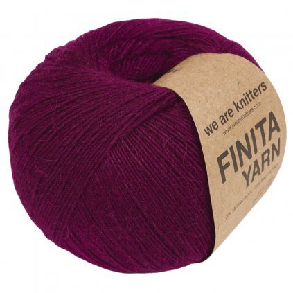 Příze Finita Yarn z merino vlny a baby alpaky fialová Bordeaux 2