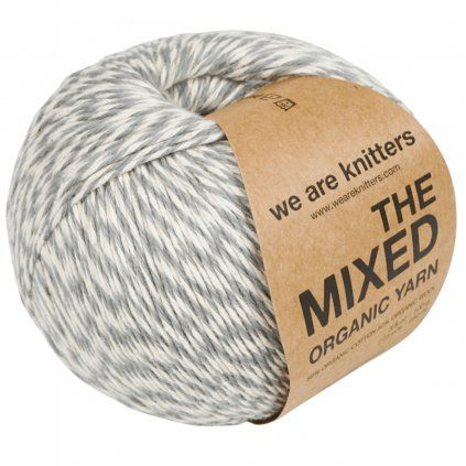 Příze The Mixed Yarn z vlny a bavlny šedá Grey 2