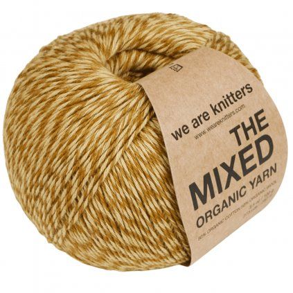 Příze The Mixed Yarn z vlny a bavlny žlutá Ochre 2