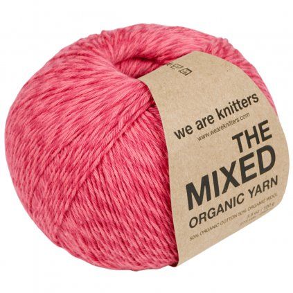 Příze The Mixed Yarn z vlny a bavlny růžová Bubblegum 2