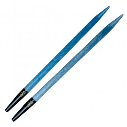 Kruhové výměnné jehlice Lykke 5,5 mm modrá Indigo