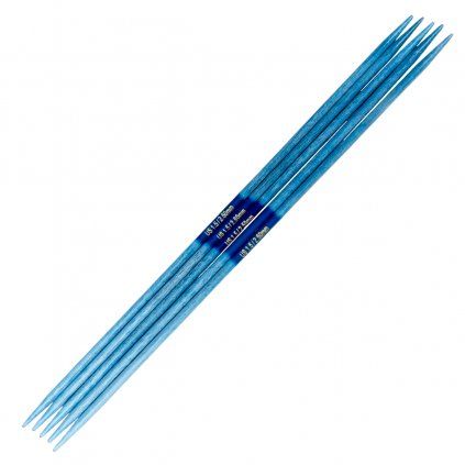 Rovné ponožkové jehlice Lykke 2,5 mm modrá Indigo