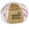 Příze z vlny The Wave Wool melírovaná Flamingo 1