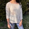 Pletený svetřík z mohérové příze Touch me Mohair