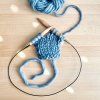 Vzorek pletený z příze The Wool – Lead