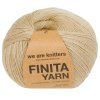 Příze Finita Yarn z merino vlny a baby alpaky hnědá Beige 1