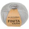 Příze Finita Yarn z merino vlny a baby alpaky šedá Grey 1