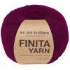 Příze Finita Yarn z merino vlny a baby alpaky fialová Bordeaux 1