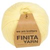 Příze Finita Yarn z merino vlny a baby alpaky žlutá Light Yellow 1