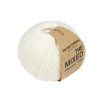 Příze The Mixed Yarn z vlny a bavlny – přírodní bílá Natural 2