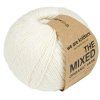 Příze The Mixed Yarn z vlny a bavlny přírodní bílá Natural 2