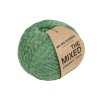 Příze The Mixed Yarn z vlny a bavlny – zelená Forest Green 2
