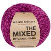 Příze The Mixed Yarn z vlny a bavlny fialová Wine 1