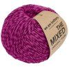 Příze The Mixed Yarn z vlny a bavlny fialová Wine 2