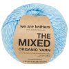 Příze The Mixed Yarn z vlny a bavlny modrá Sky Blue 1