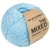 Příze The Mixed Yarn z vlny a bavlny Modrá Sky Blue 2